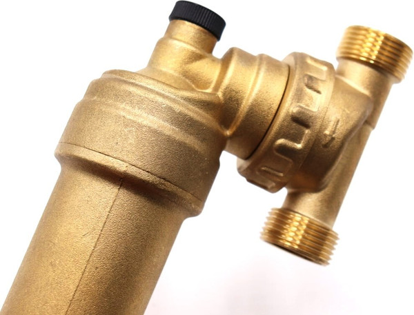 Изображение товара Магистральный фильтр Vieir Свободного вращения с манометром для горячей воды 1/2 / JH147