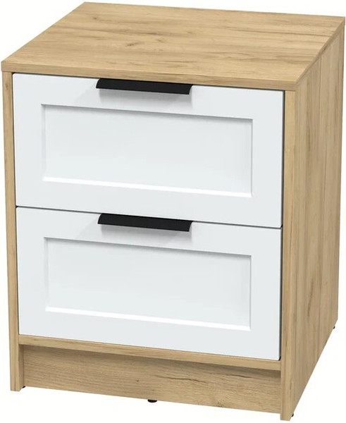 Изображение товара Прикроватная тумба Интерлиния Концепт Тренд КТ-ТК1-57 (дуб золотой/белый)