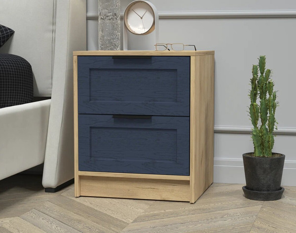 Изображение товара Прикроватная тумба Интерлиния Концепт Тренд КТ-ТК1-57 (дуб золотой/дуб королевский)