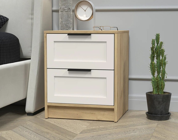 Изображение товара Прикроватная тумба Интерлиния Концепт Тренд КТ-ТК1-57 (дуб золотой/кашемир)