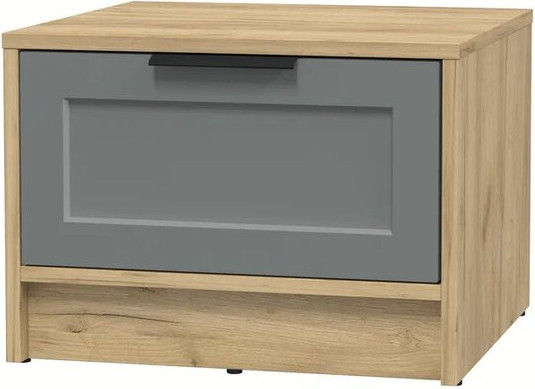 Изображение товара Прикроватная тумба Интерлиния Концепт Тренд КТ-ТК1-35 (дуб золотой/серый)