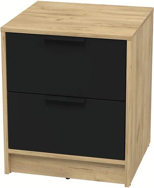 Изображение товара Прикроватная тумба Интерлиния Концепт Тренд КТ-ТК1-57 (дуб золотой/черный)