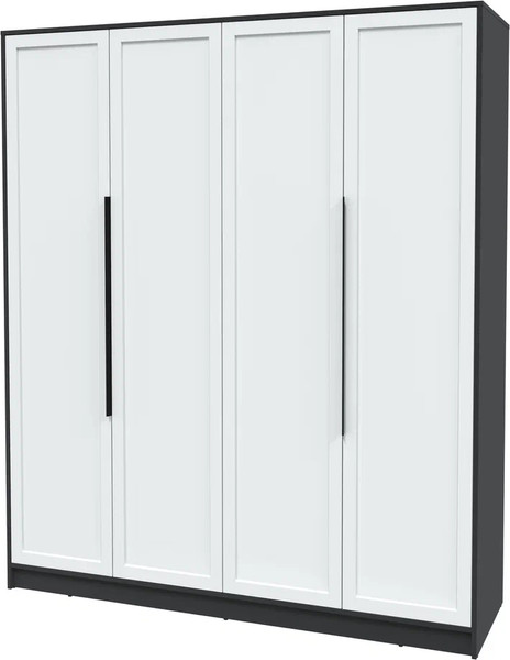 Изображение товара Шкаф Интерлиния Концепт Тренд КТ-Ш4 (антрацит/белый)