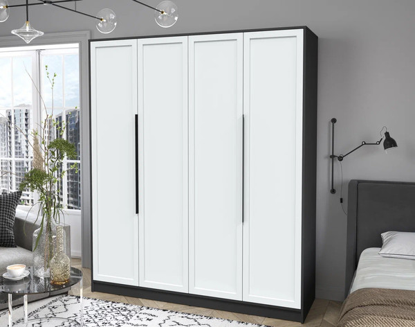 Изображение товара Шкаф Интерлиния Концепт Тренд КТ-Ш4 (антрацит/белый)