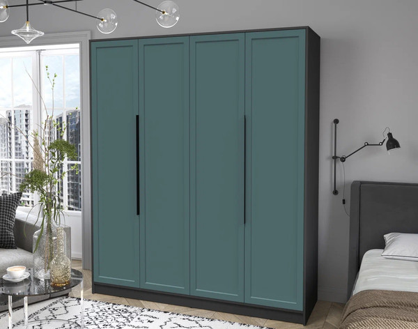 Изображение товара Шкаф Интерлиния Концепт Тренд КТ-Ш4 (антрацит/верде)