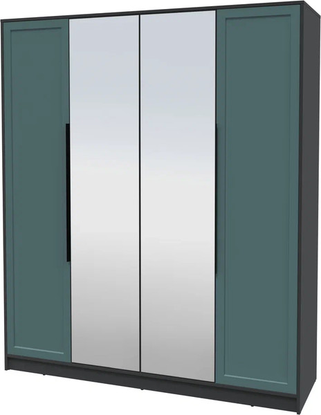 Изображение товара Шкаф Интерлиния Концепт Тренд КТ-Ш4(з) (антрацит/верде)
