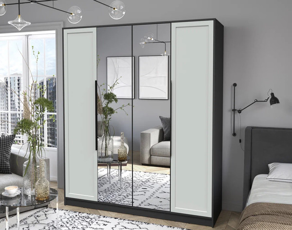 Изображение товара Шкаф Интерлиния Концепт Тренд КТ-Ш4(з) (антрацит/грей)