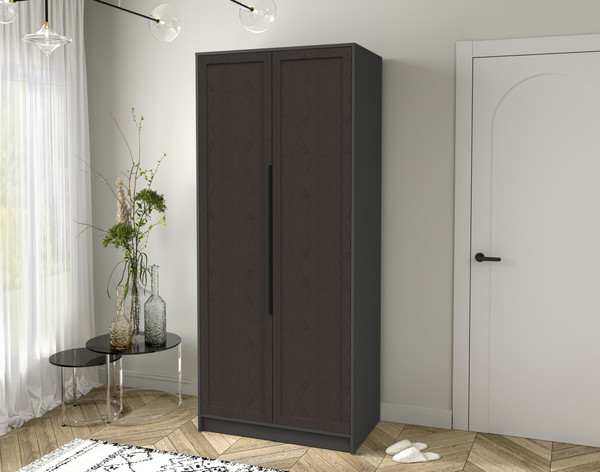 Изображение товара Шкаф Интерлиния Концепт Тренд КТ-Ш2 (антрацит/дуб английский)