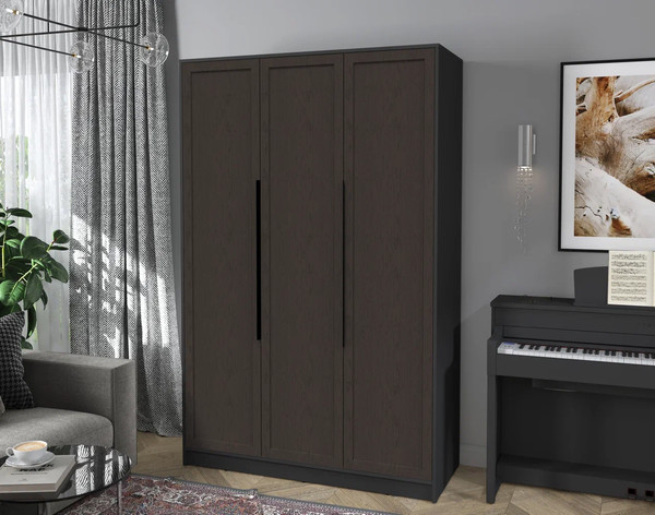 Изображение товара Шкаф Интерлиния Концепт Тренд КТ-Ш3 (антрацит/дуб английский)