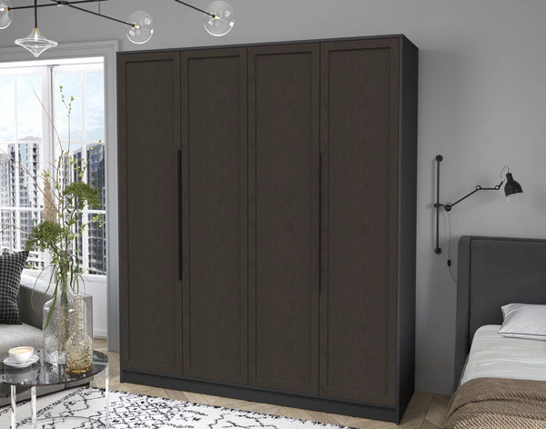 Изображение товара Шкаф Интерлиния Концепт Тренд КТ-Ш4 (антрацит/дуб английский)