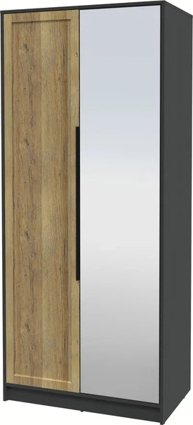 Изображение товара Шкаф Интерлиния Концепт Тренд КТ-Ш2(з) (антрацит/дуб вотан)