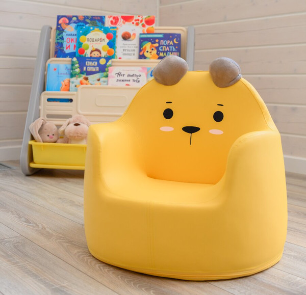 Изображение товара Кресло детское UNIX Kids Kids Bear / scbearlyel (р.L, желтый)
