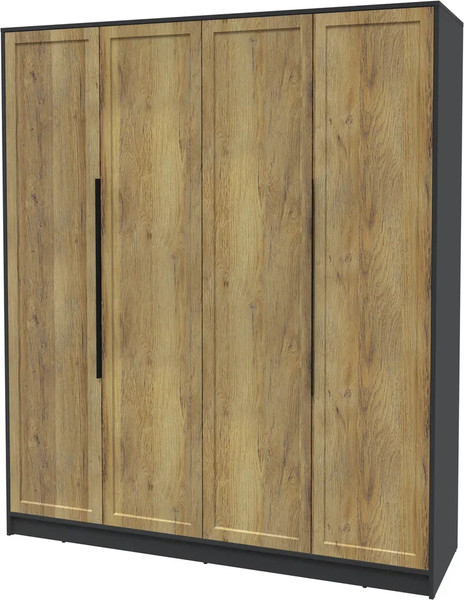 Изображение товара Шкаф Интерлиния Концепт Тренд КТ-Ш4 (антрацит/дуб вотан)