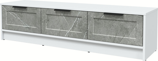 Изображение товара Тумба Интерлиния ТВ Концепт Тренд КТ-ТВ3-35 (белый платинум/керамика)