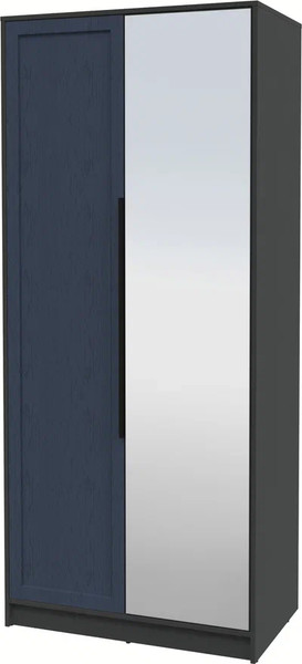 Изображение товара Шкаф Интерлиния Концепт Тренд КТ-Ш2(з) (антрацит/дуб королевский)