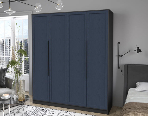 Изображение товара Шкаф Интерлиния Концепт Тренд КТ-Ш4 (антрацит/дуб королевский)