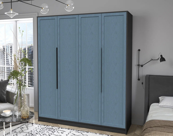 Изображение товара Шкаф Интерлиния Концепт Тренд КТ-Ш4 (антрацит/дуб лазурный)