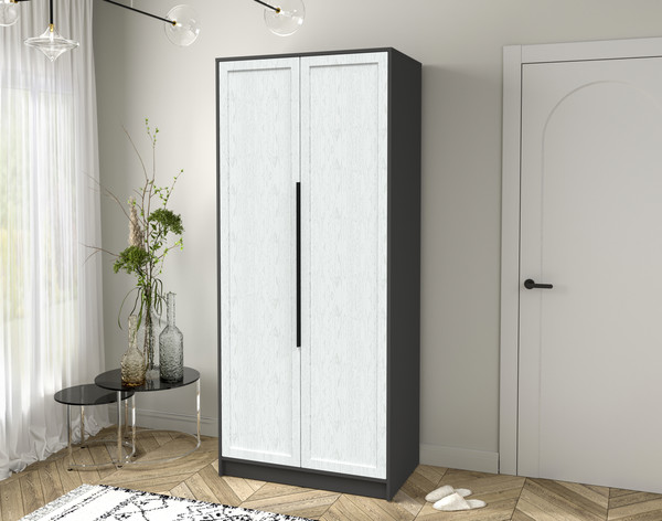 Изображение товара Шкаф Интерлиния Концепт Тренд КТ-Ш2 (антрацит/дуб полярный)