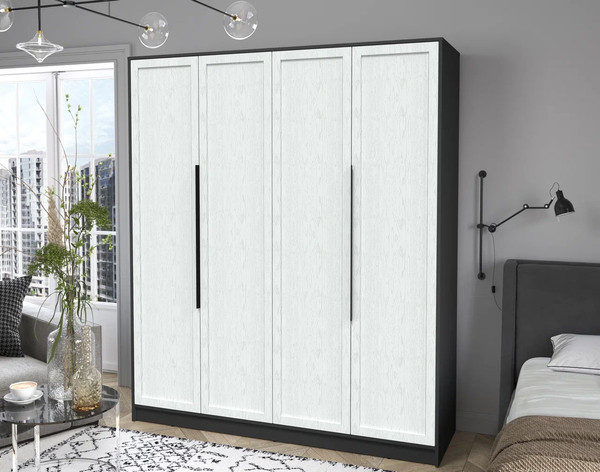 Изображение товара Шкаф Интерлиния Концепт Тренд КТ-Ш4 (антрацит/дуб полярный)