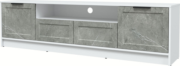 Изображение товара Тумба Интерлиния ТВ Концепт Тренд КТ-ТВ4-50 (белый платинум/керамика)