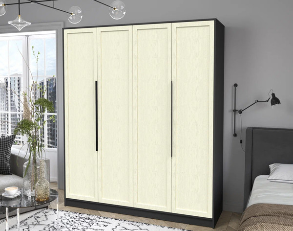 Изображение товара Шкаф Интерлиния Концепт Тренд КТ-Ш4 (антрацит/дуб снежный)