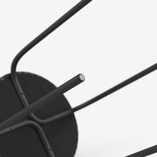 Изображение товара Табурет Mio Tesoro Чико (серый/черный)