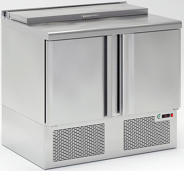 Изображение товара Стол холодильный ХотКолд Lark 1000х700х850 SLE2-11GN (саладетта)