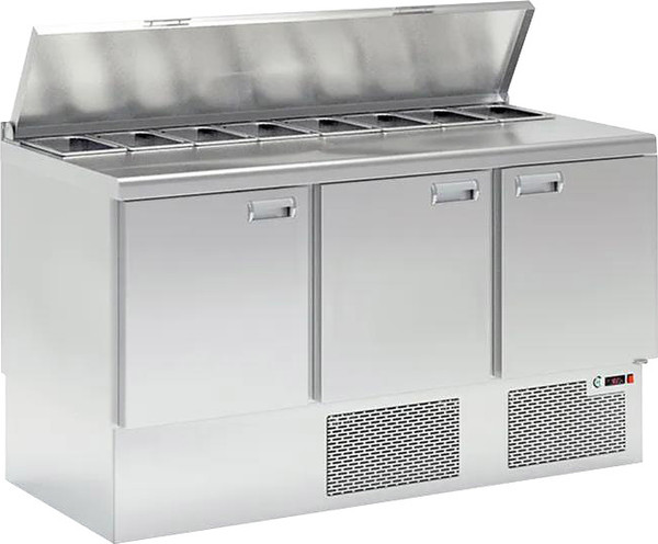 Изображение товара Стол холодильный ХотКолд Lark 1485х700х850 SLE1-111GN (саладетта)