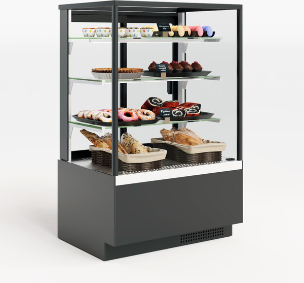 Изображение товара Витрина холодильная ХотКолд Canary 900 900х700х1280 (прямое стекло со стеклопакетом)