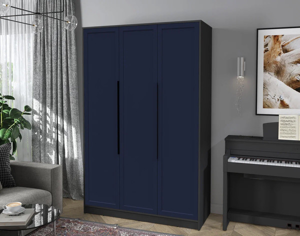 Изображение товара Шкаф Интерлиния Концепт Тренд КТ-Ш3 (антрацит/индиго)