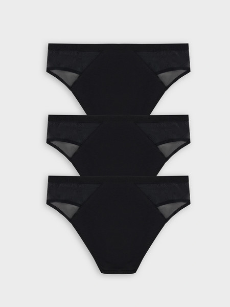Изображение товара Комплект женских трусов Mark Formelle 412474-3 (р.94, черный)