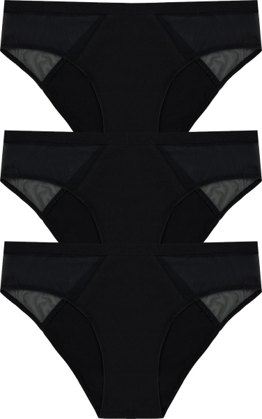 Изображение товара Комплект женских трусов Mark Formelle 412474-3 (р.94, черный)