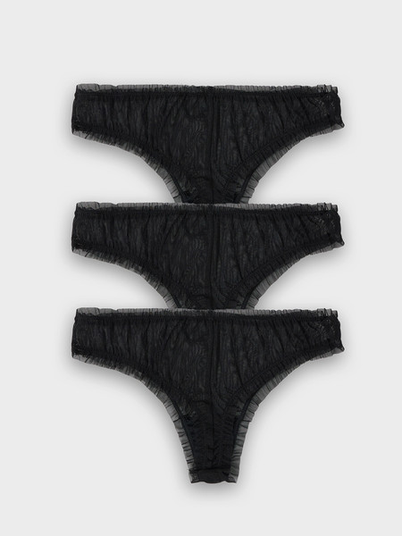 Изображение товара Комплект женских трусов Mark Formelle 412479-3 (р.102, черный)