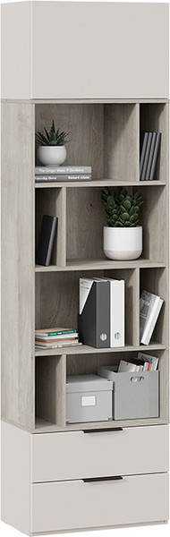 Изображение товара Стеллаж ТриЯ Порто ТД-393.07.20 Исп.2 (кашемир сатин/кашемир матовый/баттл рок)