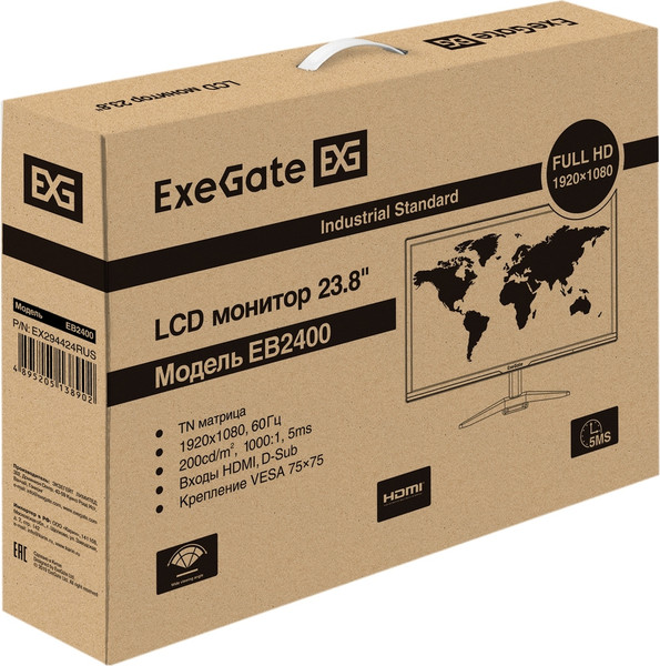 Изображение товара Монитор ExeGate EB2400 (EX294424RUS)