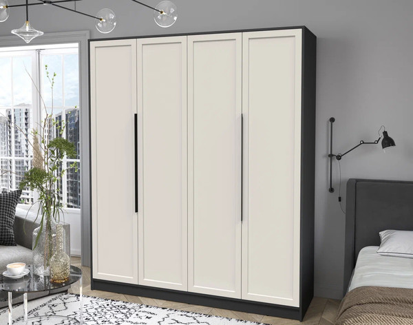 Изображение товара Шкаф Интерлиния Концепт Тренд КТ-Ш4 (антрацит/кашемир)