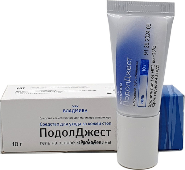 Изображение товара Гель для ног ВладМиВа ПодолДжест 30% мочевины (10г)