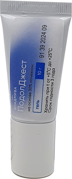 Изображение товара Гель для ног ВладМиВа ПодолДжест 30% мочевины (10г)