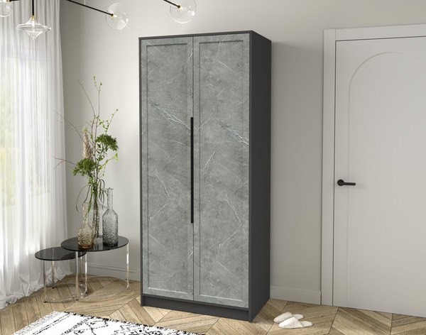 Изображение товара Шкаф Интерлиния Концепт Тренд КТ-Ш2 (антрацит/керамика)