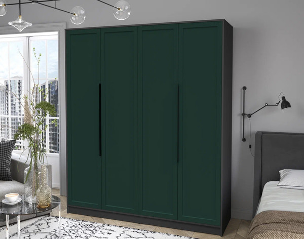 Изображение товара Шкаф Интерлиния Концепт Тренд КТ-Ш4 (антрацит/изумруд)