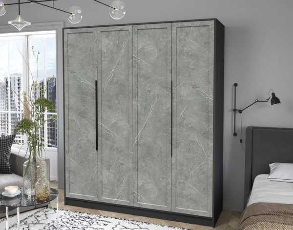 Изображение товара Шкаф Интерлиния Концепт Тренд КТ-Ш4 (антрацит/керамика)