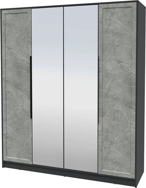 Изображение товара Шкаф Интерлиния Концепт Тренд КТ-Ш4(з) (антрацит/керамика)