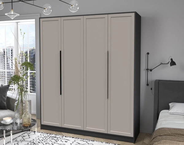 Изображение товара Шкаф Интерлиния Концепт Тренд КТ-Ш4 (антрацит/луна)