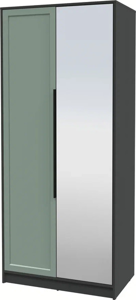 Изображение товара Шкаф Интерлиния Концепт Тренд КТ-Ш2(з) (антрацит/мята)