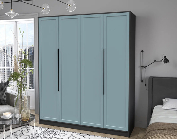 Изображение товара Шкаф Интерлиния Концепт Тренд КТ-Ш4 (антрацит/океан)