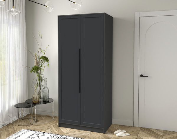 Изображение товара Шкаф Интерлиния Концепт Тренд КТ-Ш2 (антрацит/пепел)