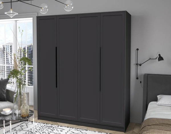 Изображение товара Шкаф Интерлиния Концепт Тренд КТ-Ш4 (антрацит/пепел)