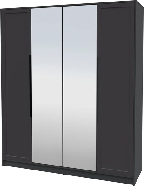 Изображение товара Шкаф Интерлиния Концепт Тренд КТ-Ш4(з) (антрацит/пепел)