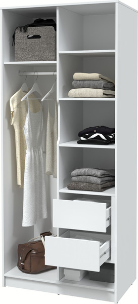 Изображение товара Шкаф Интерлиния Концепт Тренд КТ-Ш2 (белый платинум/верде)