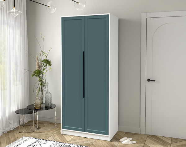 Изображение товара Шкаф Интерлиния Концепт Тренд КТ-Ш2 (белый платинум/верде)